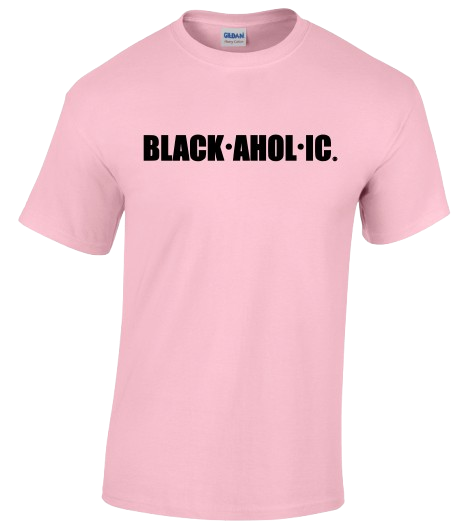Blackaholic Tee Men Light Pink