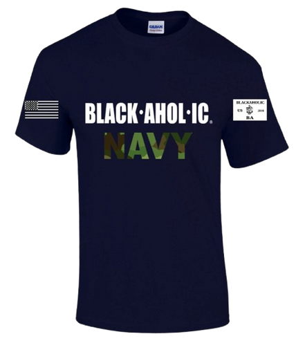 Blackaholic Navy Tee Men Navy