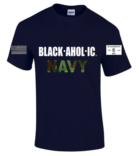 Blackaholic Navy Tee Men Navy