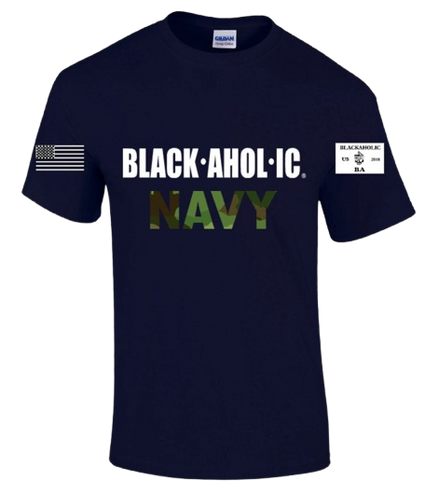 Blackaholic Navy Tee Men Navy