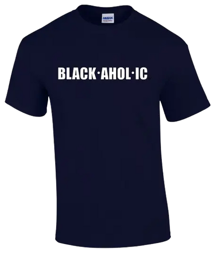 Blackaholic Tee Girls Navy My Store