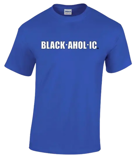Blackaholic Tee Men Neon Blue My Store