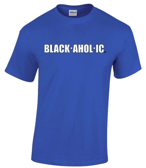 Blackaholic Tee Men Neon Blue