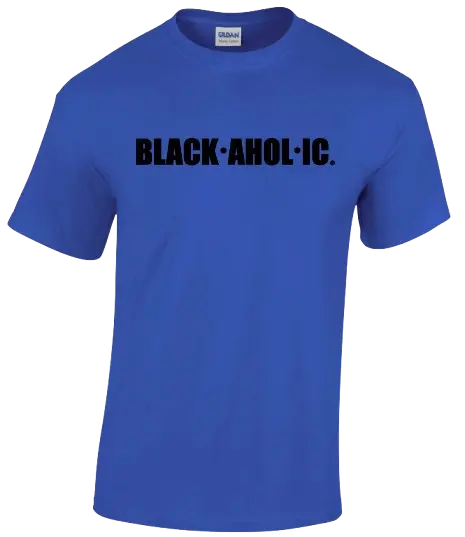 Blackaholic Tee Girls Neon Blue My Store