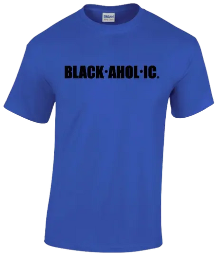 Blackaholic Tee Girls Neon Blue My Store