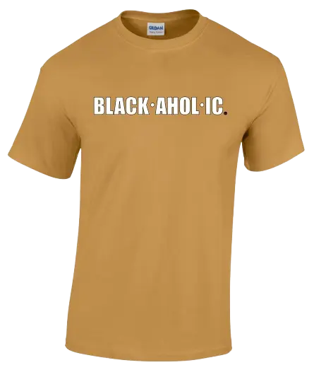 Blackaholic Tee Women Old Gold My Store
