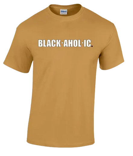 Blackaholic Tee Women Old Gold My Store