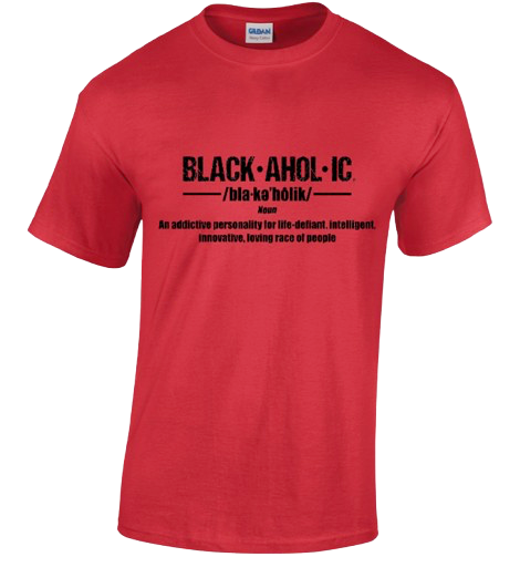 Blackaholic Definition Tee Men Red