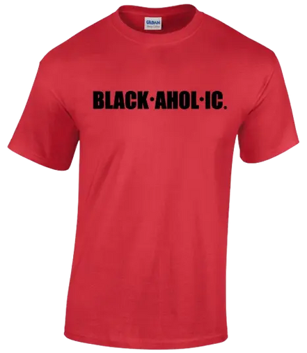 Blackaholic Tee Boys Red My Store