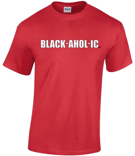 Blackaholic Tee Girls Red My Store