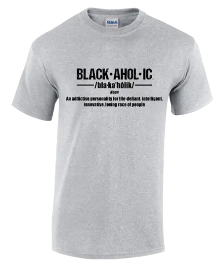 Blackaholic Definition Tee Men Sport Grey BLACKAHOLIC UNLIMITED
