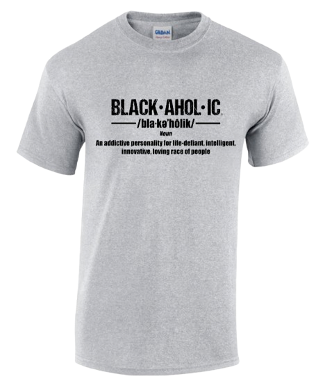 Blackaholic Definition Tee Men Sport Grey