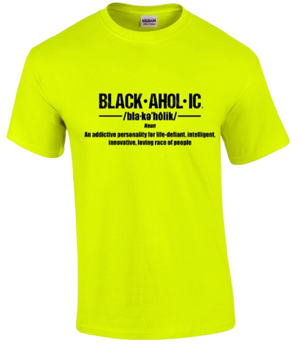Blackaholic Definition Tee Men Nuclear Green