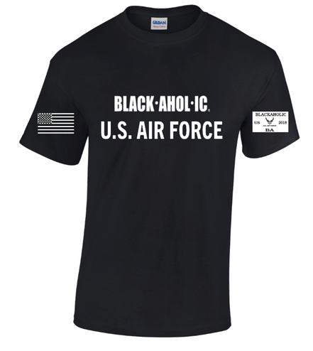 Blackaholic Air Force Tee Men (Black)