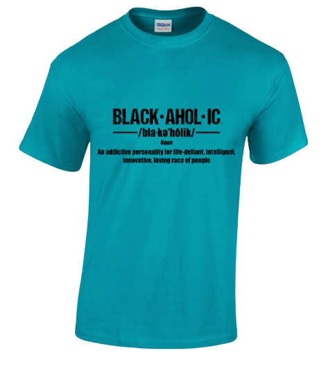 Blackaholic Definition Tee Men Tropical Blue