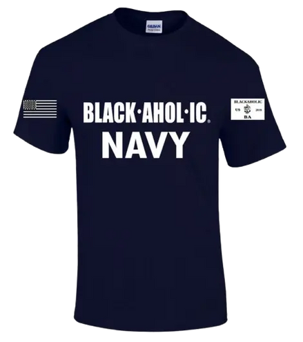 Blackaholic Navy Tee Woman Black My Store