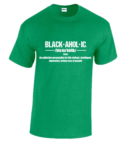 Blackaholic Definition Tee Girls Antique Irish Green My Store