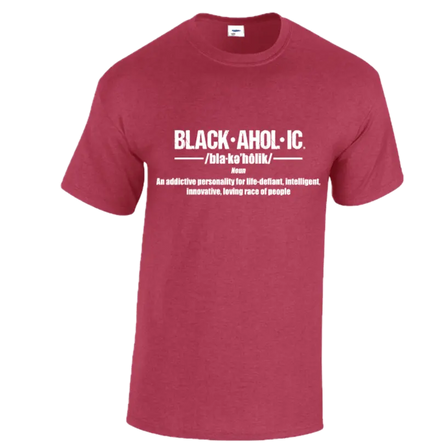 Blackaholic Definition Tee Women Antique Red My Store