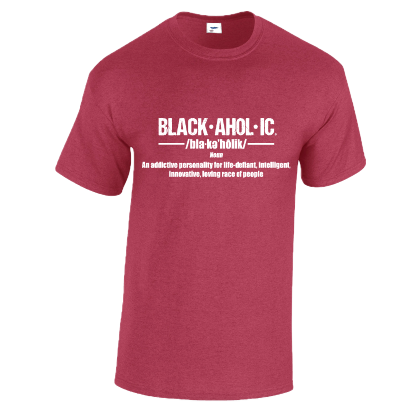 Blackaholic Definition Tee Men Antique Red