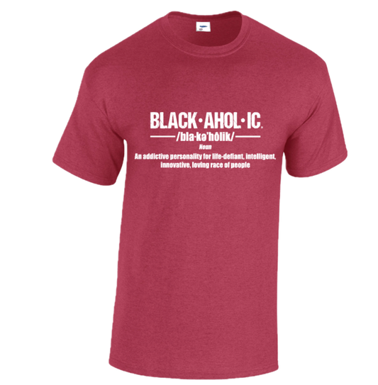 Blackaholic Definition Tee Men Antique Red