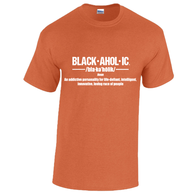 Blackaholic Definition Tee Men Antique Orange