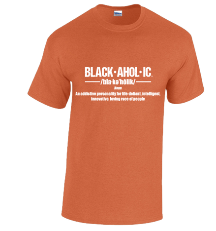 Blackaholic Definition Tee Men Antique Orange