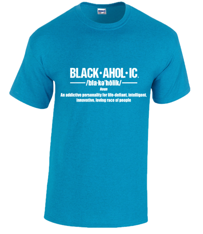 Blackaholic Definition Tee Men Antique Sapphire