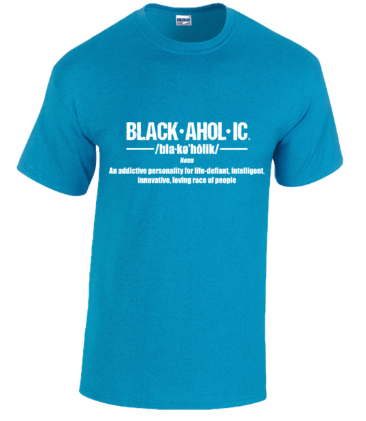 Blackaholic Definition Tee Men Antique Sapphire