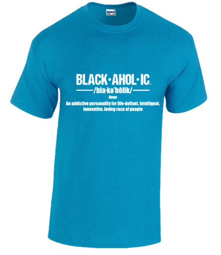 Blackaholic Definition Tee Men Antique Sapphire