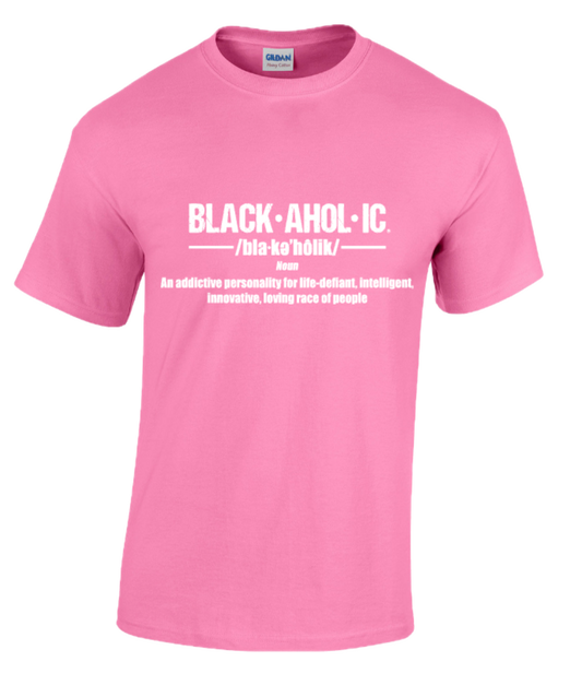 Blackaholic Definition Tee Men  Azalea