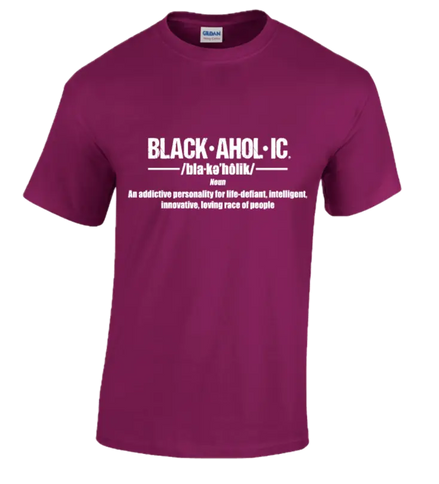 Blackaholic Definition Tee Girls Berry My Store