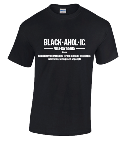 Blackaholic Definition Tee Men Black
