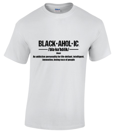 Blackaholic Definition Tee Men White
