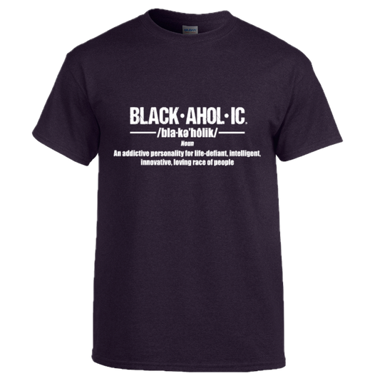 Blackaholic Definition Tee Men Blackberry