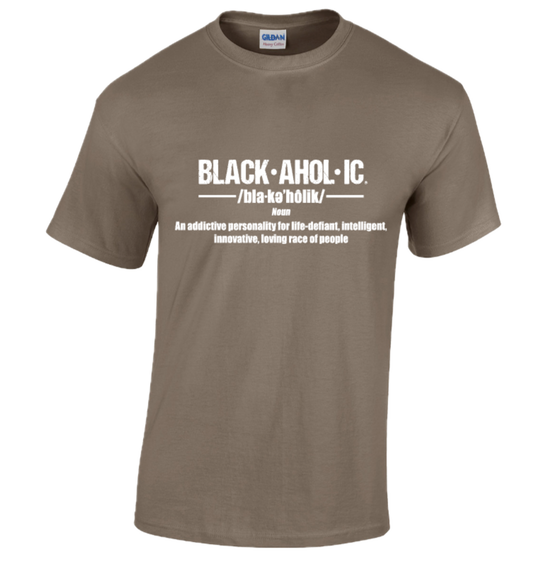 Blackaholic Definition Tee Men Brown Savannah