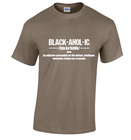Blackaholic Definition Tee Men Brown Savannah