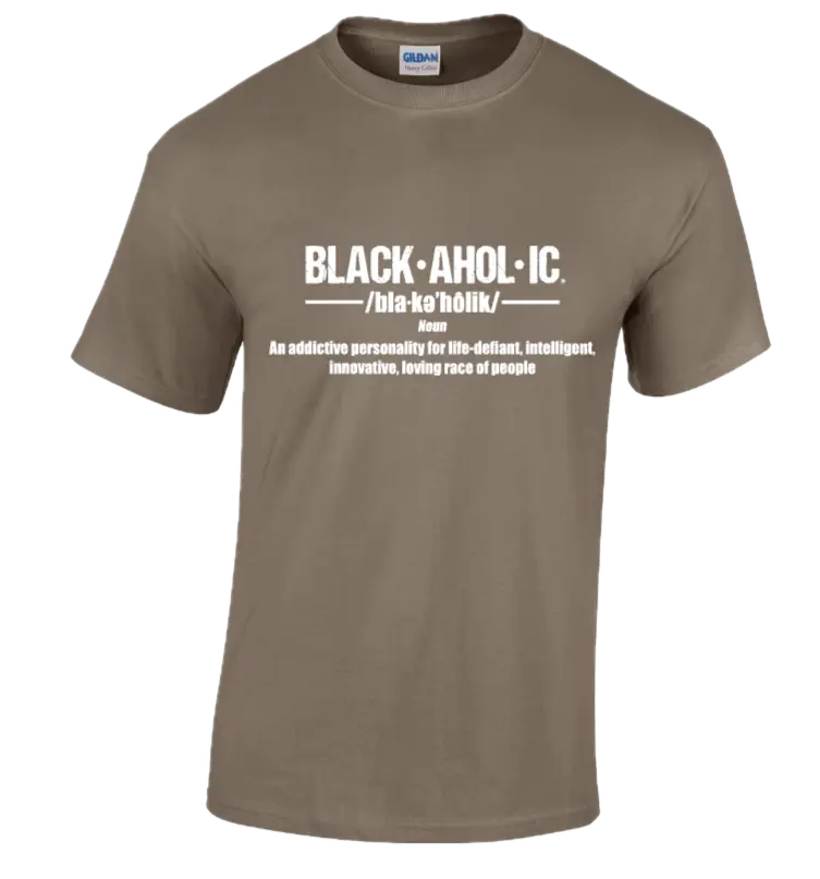 Blackaholic Definition Tee Girls Brown Savannah My Store