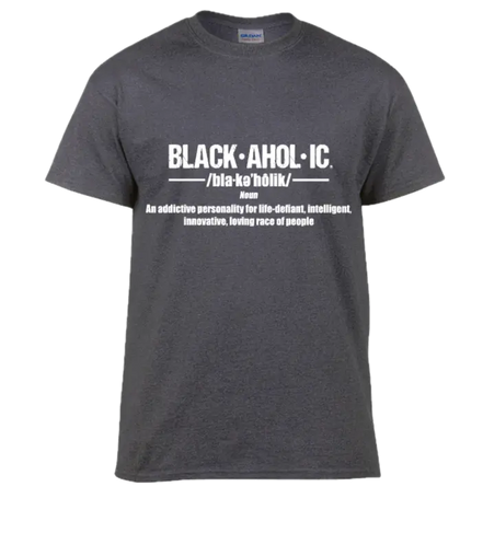 Blackaholic Definition Tee Women Charcoal My Store