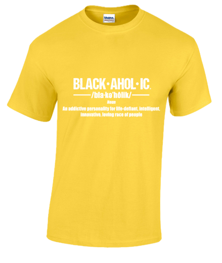 Blackaholic Definition Tee Men Daisy