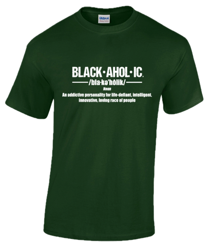 Blackaholic Definition Tee Men Forest Green
