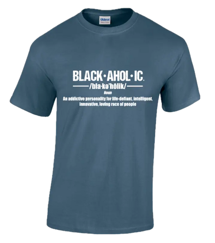 Blackaholic Definition Tee Girls Indigo Blue My Store