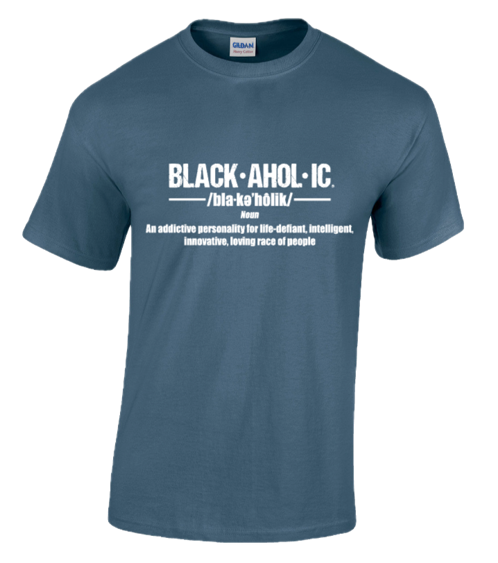 Blackaholic Definition Tee Men Indigo Blue