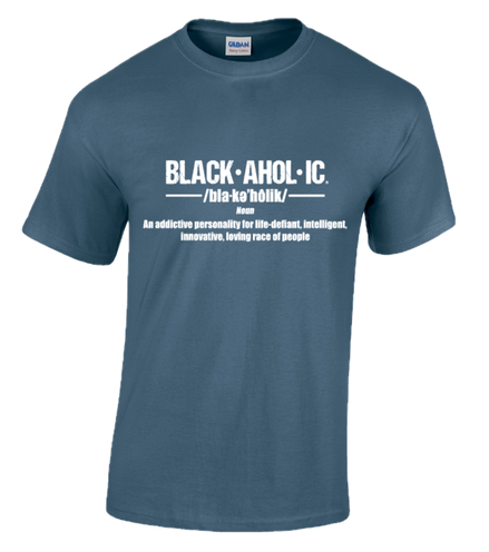 Blackaholic Definition Tee Men Indigo Blue