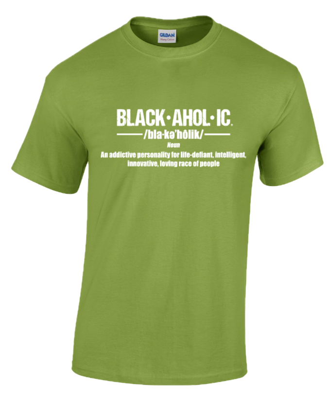 Blackaholic Definition Tee Men Kiwi