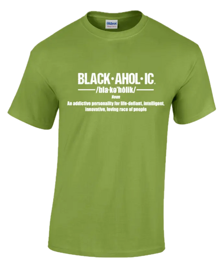 Blackaholic Definition Tee Boys Kiwi My Store