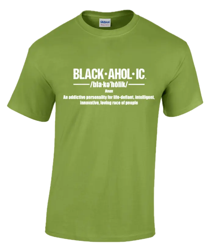 Blackaholic Definition Tee Girls Kiwi My Store