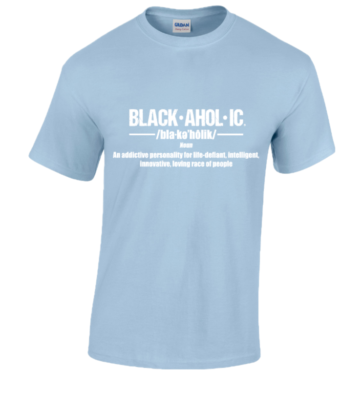 Blackaholic Definition Tee Men Light Blue