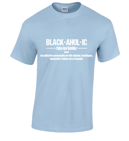 Blackaholic Definition Tee Men Light Blue