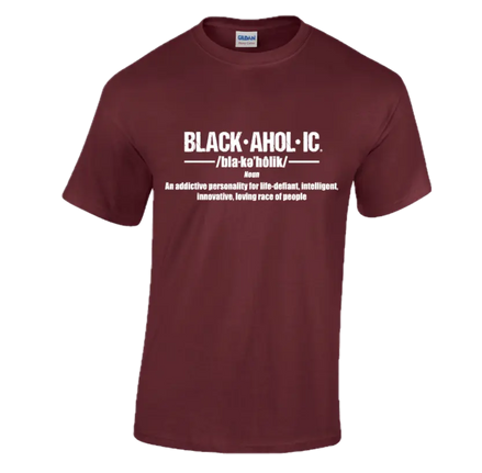 Blackaholic Definition Tee Boys Maroon My Store