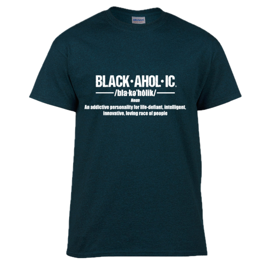 Blackaholic Definition Tee Men Midnight
